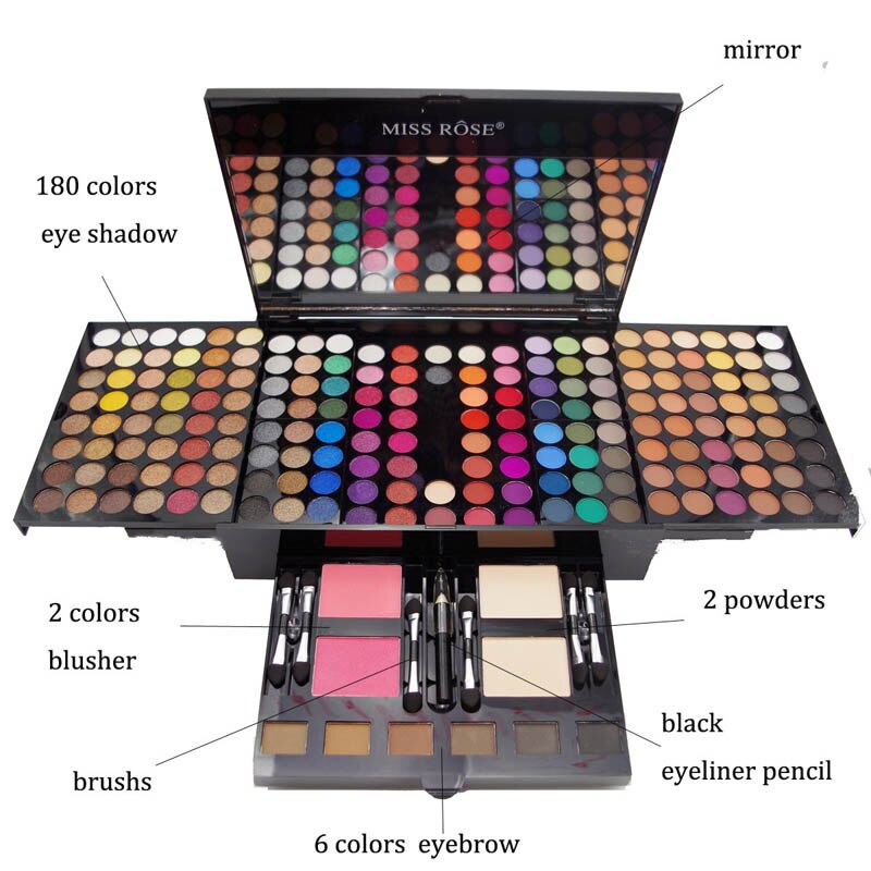 Honey Glaze Eye Shadow  and Blush  Set | 180 Colors