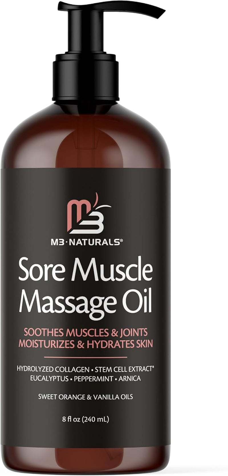 Anti-Cellulite Massage Oil – Helps Smooth the Appearance of Cellulite & Improve Skin Texture – Refreshing Aromatherapy Body Oil for Legs & Full Body – 16 Fl Oz
