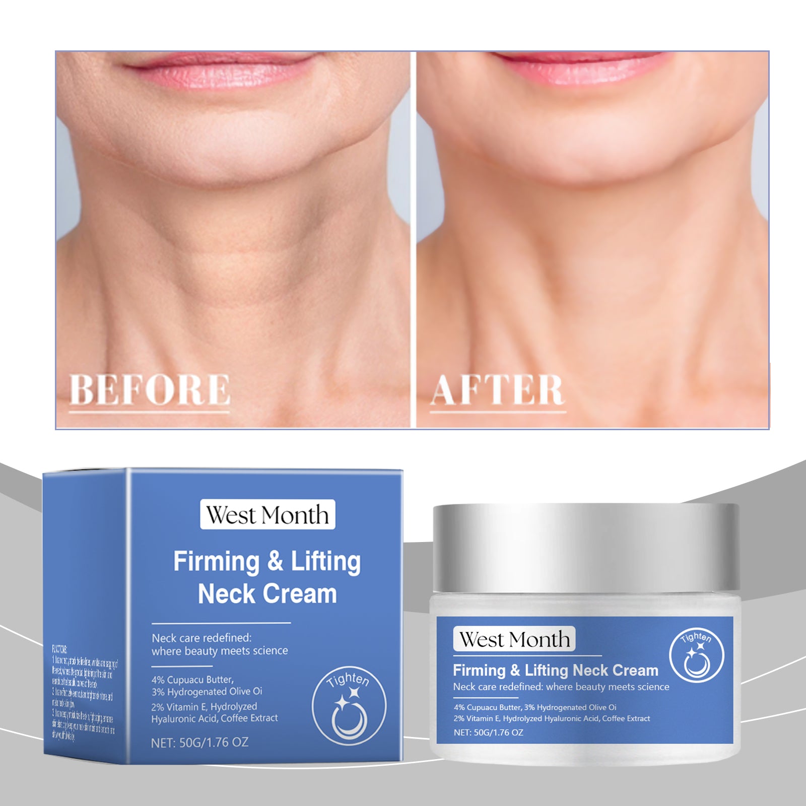 Neck Firming Cream |Gently Nourishes Neck Lines And Improves Skin Elasticity