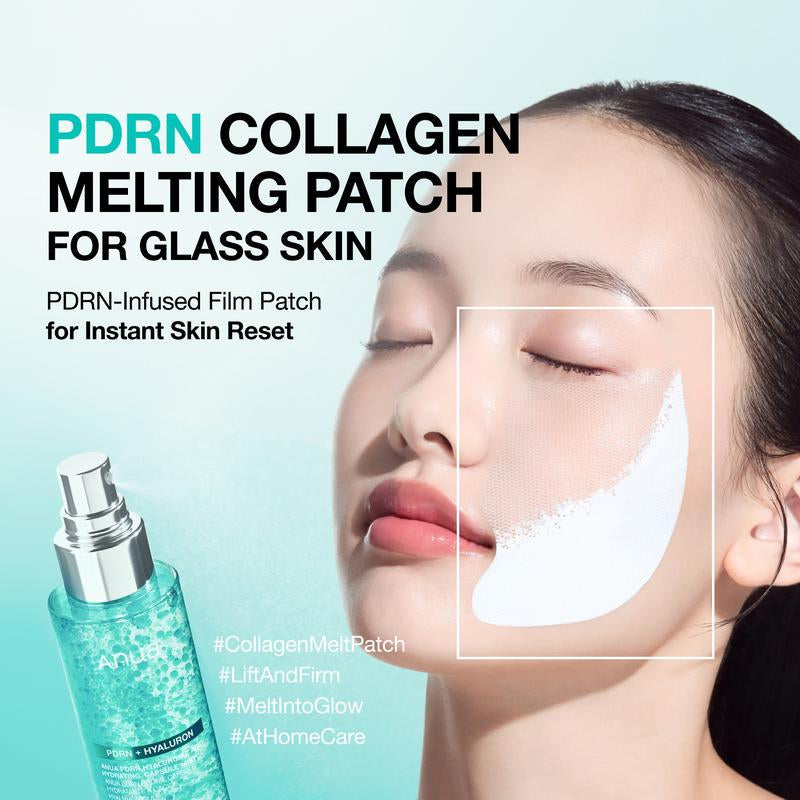 PDRN Collagen Plumping Wrinkle-Care Bundle L Moisturizer, Glow Spray Serum, Collagen Melting Patch, Plumping, Rejuvenation, Glass Skin, Korean Beauty, Skincare Routine, Facial Mist