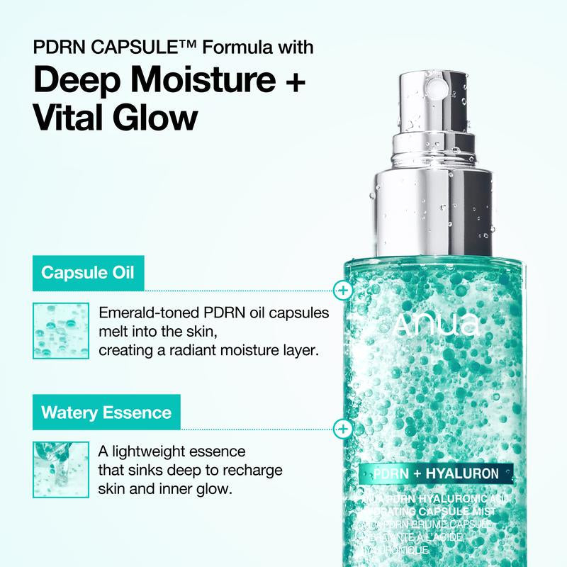 PDRN Collagen Plumping Wrinkle-Care Bundle L Moisturizer, Glow Spray Serum, Collagen Melting Patch, Plumping, Rejuvenation, Glass Skin, Korean Beauty, Skincare Routine, Facial Mist