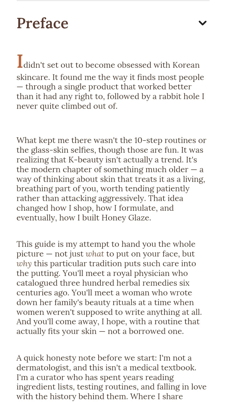 Glass Skin, Real Rules E-book on K Skincare
